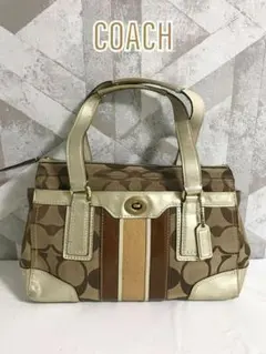 【良品】COACH コーチ 11620 シグネチャー ショルダー ハンドバッグ