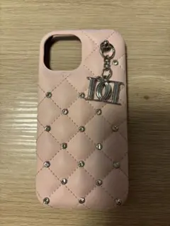 ダーリッチ キルティングビジューDDチャームiphoneケース