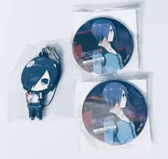 東京喰種 缶バッジ ラバーストラップ ⭐︎ 霧嶋 董香 ⭐︎ ジョイポリス ラバスト