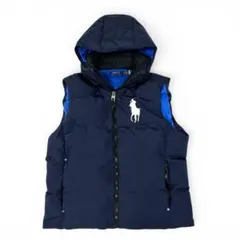 美品 ポロ ラルフローレン ダウンベストSP Ralph Lauren - メルカリ