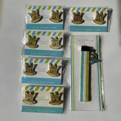 ARASHI ピンバッジ5個　 ストラップセット