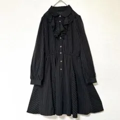 Secret Honey シークレットハニー ワンピース ラッフルフリル 黒 Mのサムネイル