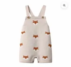 kohana きつねさん キツネ ニットサロペット