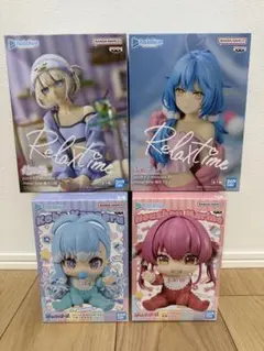 ホロライブ フィギュア 4点 轟はじめ 雪花ラミィ 宝鐘マリン こぼ・かなえるのサムネイル