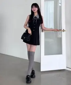 OLIVE des OLIVE YUI企画 ノースリーブシャツミニワンピース