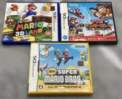 【動作確認済み】スーパーマリオ 3Dランド 　マリオブラザーズ　ドンキーコング