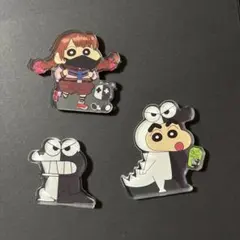 レトルト×クレヨンしんちゃん アクリルフィギュア 3点セット