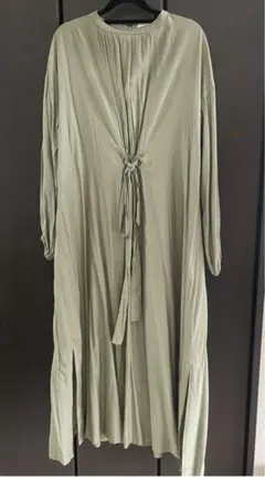 STYLEMIXCER オリーブグリーン ロングワンピース フリーサイズ