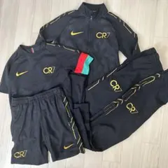 Nike CR7 ブラックジャージセット 140