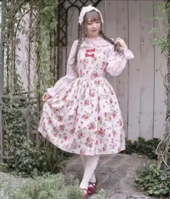 れ*ー様 axes femme kawaii 赤チェック ジャンパースカート ヘ - メルカリ