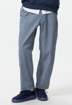 【新品未使用】UNIQLOストレッチイージーアンクルパンツ/サイズＬ