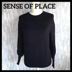 ☆古着☆ センスオブプレシス　バイ　アーバンリサーチ　ニット　セーター　黒色 春