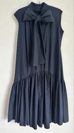 USAGI ONLINE限定】SNIDEL リボンネックロンパース ネイビー | Mercari