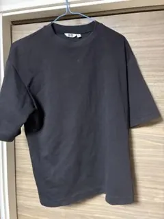 UNIQLO U エアリズムコットンクルーネックTシャツ　Sサイズ　ブラック