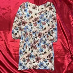 31 Sons de mode　ワンピース　Aライン　花柄　総柄　38 M