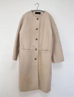 chocol raffine robe ロングコート ベージュ