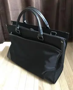 格安【NUBILY】ヌビリー　ビジネスバッグ ブラック ナイロン