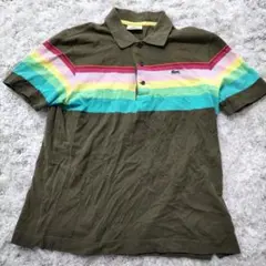 LACOSTE マルチボーダー ポロシャツ