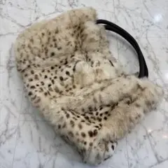 リアルファー　ホーボーバッグ