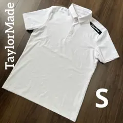 TaylorMade メンズ　ゴルフ　ポロシャツ　S ホワイト　吸水速乾のサムネイル