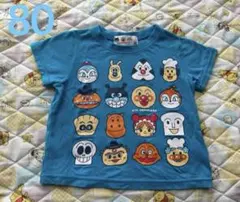 アンパンマン キャラクター Tシャツ 80