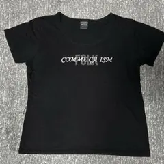 COMME CA ISM 半袖 Tシャツ ブラックＬサイズ