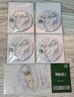 進撃の巨人 MAPPA 15th 缶バッジ エレン - メルカリ