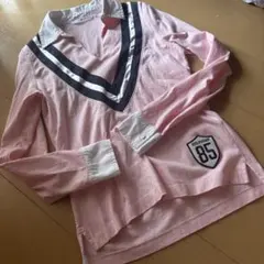 Tommy hilfiger ♡ゴルフウェア　ピンク Vネック カットソー春夏