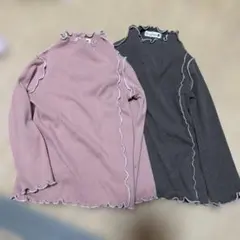 branshes フリル付きトップス 2色セット