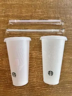 2025ミステリーカラーチェンジングリユーザブルコールドカップ　イエロー　レッド