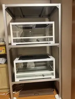 のぶ様専用 90アクリル水槽用レイシー上部フィルターコーナーカバー