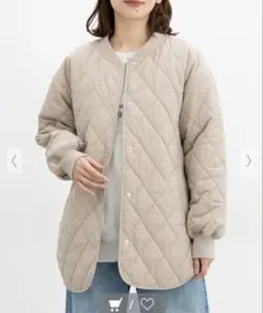 【未使用品】ハニーズ　キルティングブルゾン