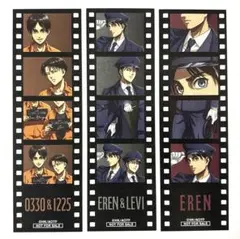 進撃の巨人 アニメイト特典 フィルム風カード エレン リヴァイ 看守 囚人