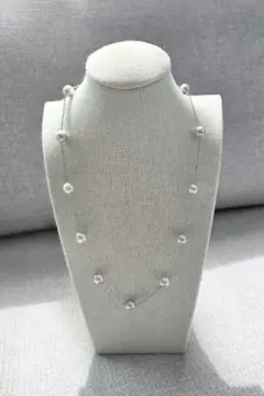 新品未使用 Ray BEAMS フリンジチェーンがかわいい淡水パール 