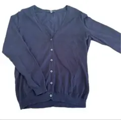 UNIQLO UVカットスーピマコットンVネックカーディガン
