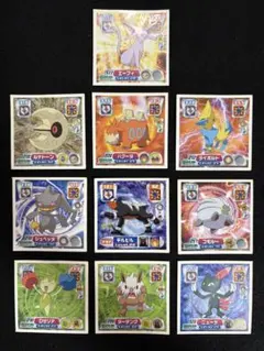 アマダ ポケモン 最強シール烈伝 イーブイ進化系9枚まとめ売り ブイズ
