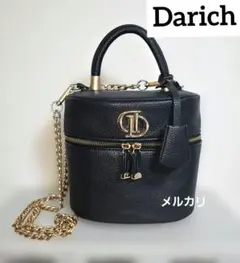 Darich ダーリッチ Dモチーフバニティバッグ ブラック 黒