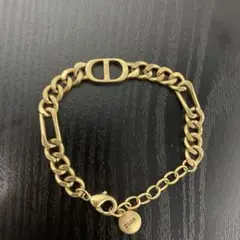 Dior ゴールドチェーンブレスレット
