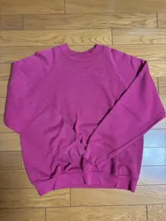 フルーツオブザルーム 90s ラグランスリーブ トレーナー ピンク スウェット