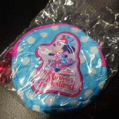 東京ディズニーランド カプセルトイ ミニー ファンダーランド ポーチ ブルー 青