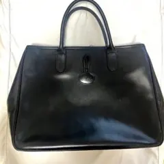 LONGCHAMP ロンシャン レザー トートバッグ ブラックのサムネイル