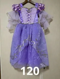 ディズニー公式　ラプンツェル ドレス 120