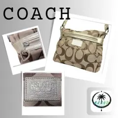 COACH 4点セット 人気シグネチャー柄バッグ＆ポーチ＆カードケース