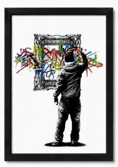 バンクシー ハートを描く男 - メルカリ
