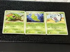 【進化セット/DP4】　キャタピー　トランセル　バタフリー　計3枚のサムネイル