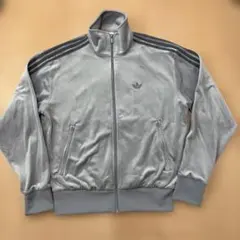 激レア極美品！ adidas グレー ベロアベッケンバウアー トラックジャケット