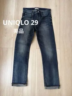 専用出品✩.*˚ 希少 UNIQLO ユニクロ セルビッジ スリムフィットジーンズ メンズ w30
