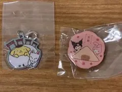 サンリオ　京都限定　メタルチャーム　ピンズ　ポムポムプリン　クロミ　マイメロのサムネイル
