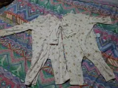 ⑩ピンククマ、クリームリス、ロンパース