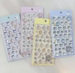 ちいかわ シール　ぷっくり　3D 4枚セット